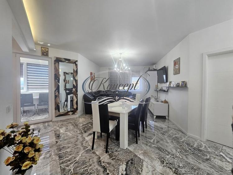 Apartament cu 3 camere semidecomandat, mobilat în Florești