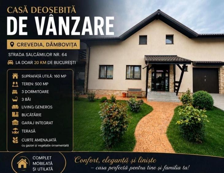 Vand Casa Mobilata/Utilata Crevedia DB - 3