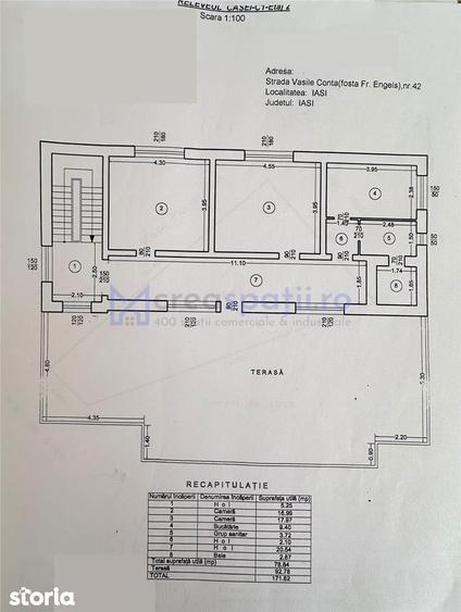 Spațiu comercial, de 79 mp, în Copou
