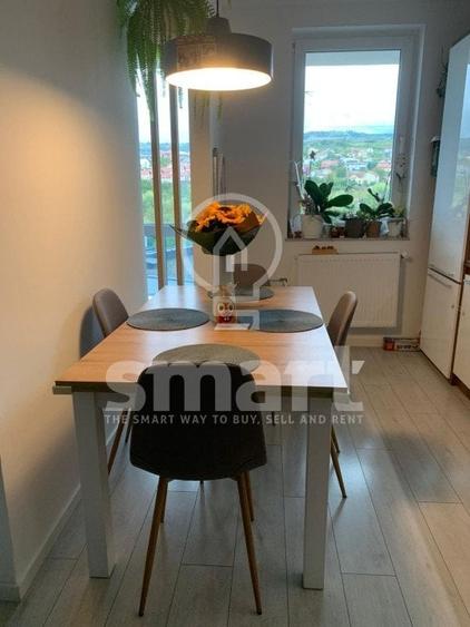 Apartament cu 2 camere semidecomandat, mobilat în Borhanci