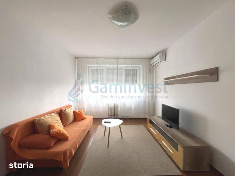 Apartament cu 2 camere semidecomandat, mobilat în Central