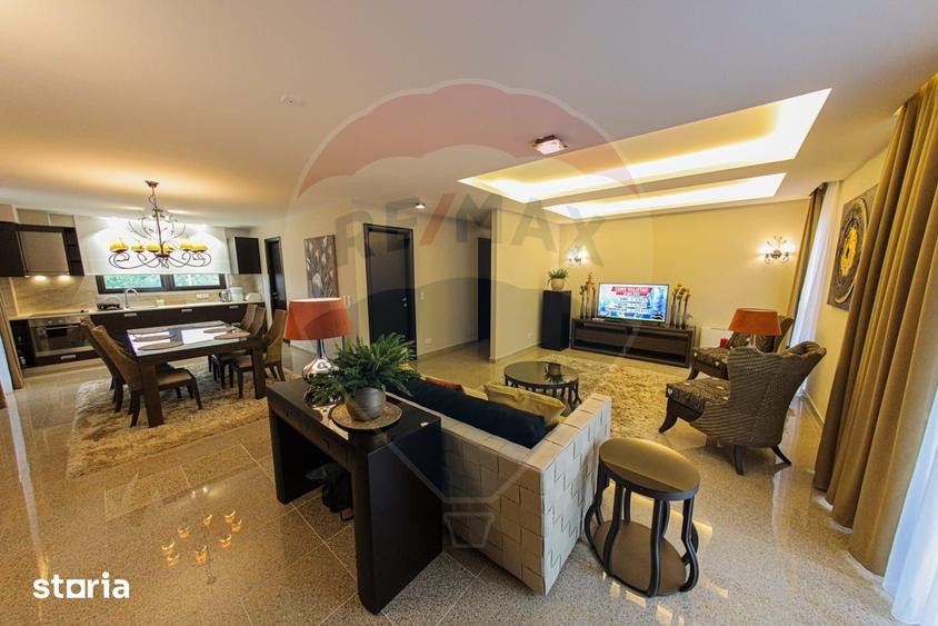 Apartament cu 3 camere, mobilat în Corbeanca