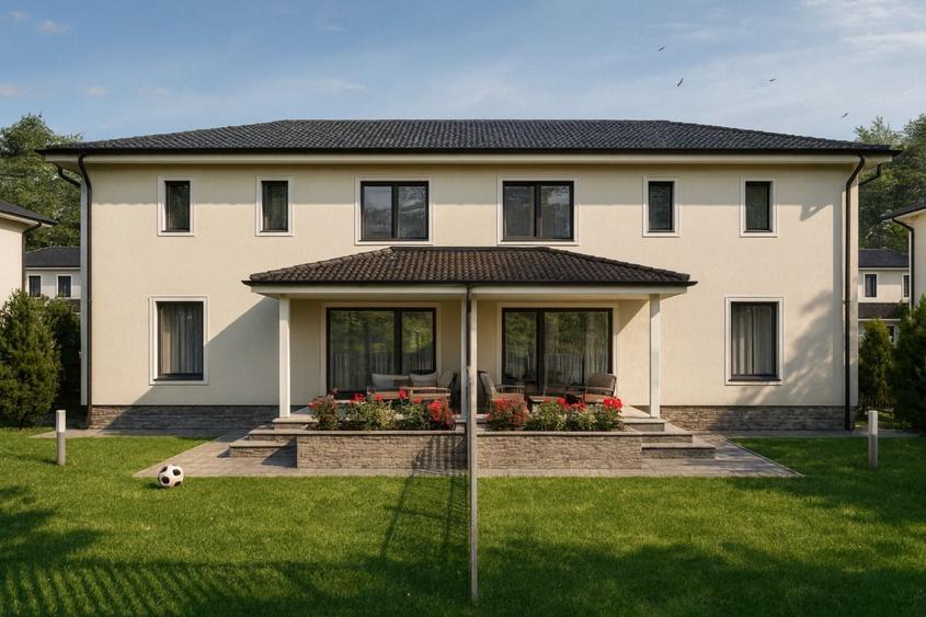 Duplex cu 4 camere cu Canalizare în Șura Mică