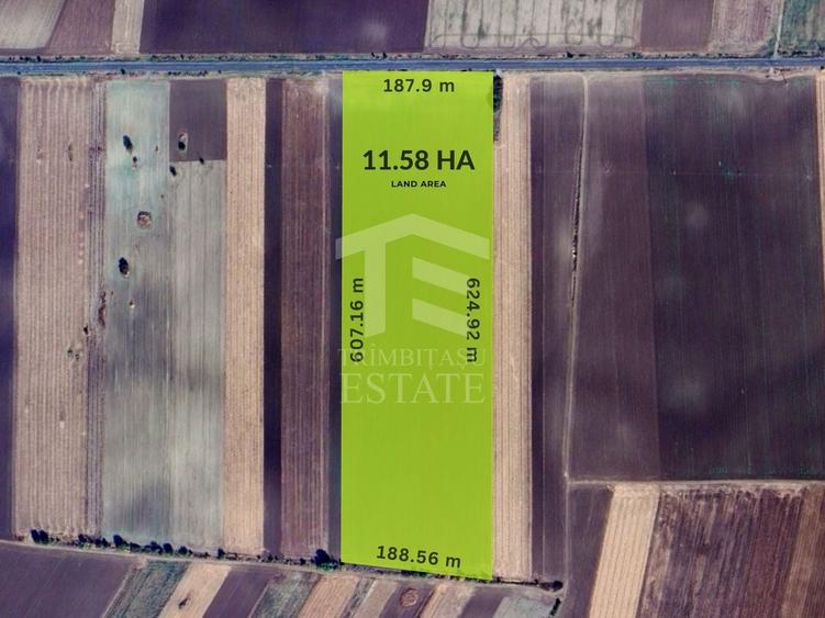 Teren agricol extravilan de 115800 mp, în Șeitin