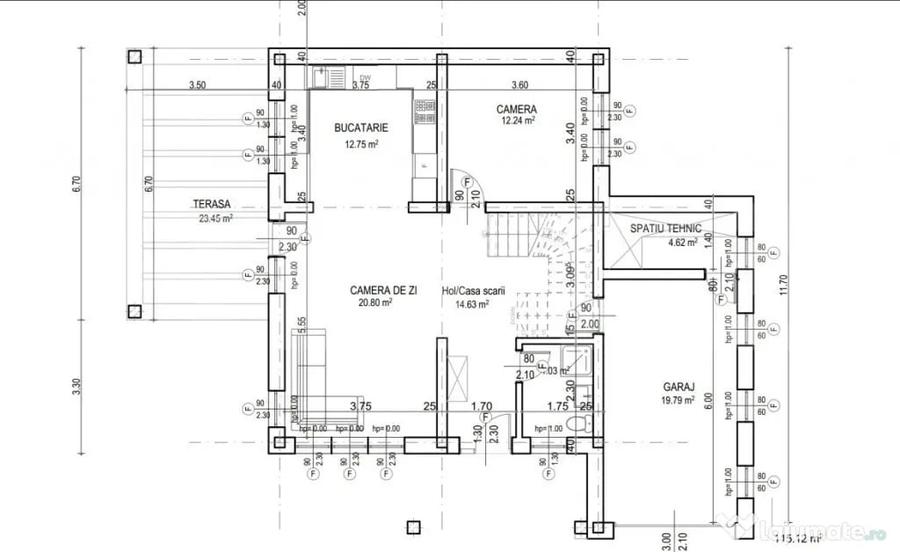 Casă cu 5 camere cu Teren 601 Mp în Popești