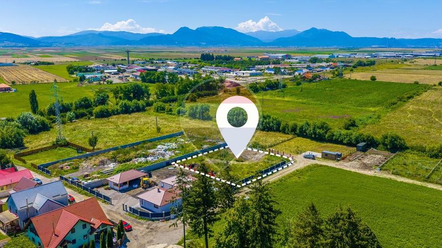Teren Construcții intravilan de 1376 mp, în Prejmer