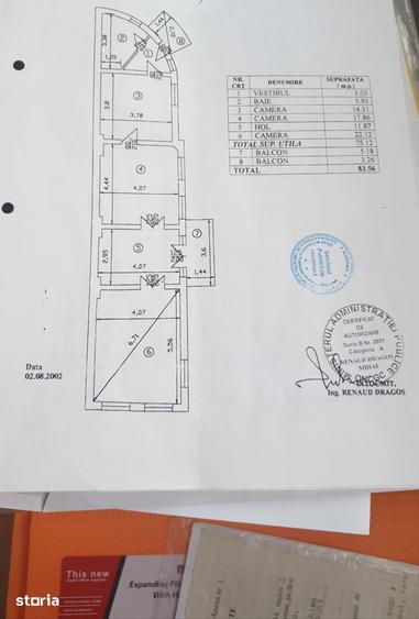 Apartament cu 3 camere în Armeneasca