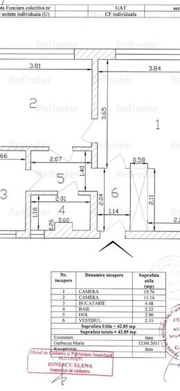 Apartament cu 2 camere decomandat în Cișmigiu