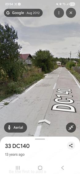Teren de 1050 mp, în Teiș