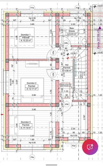 Casă cu 4 camere cu Teren 350 Mp în Central