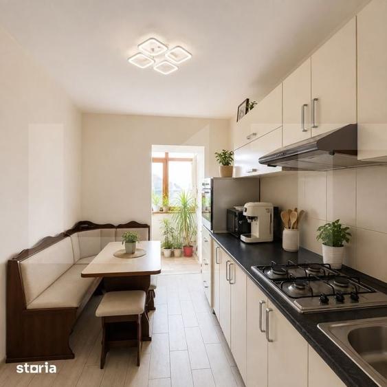 Apartament cu 3 camere decomandat în Central