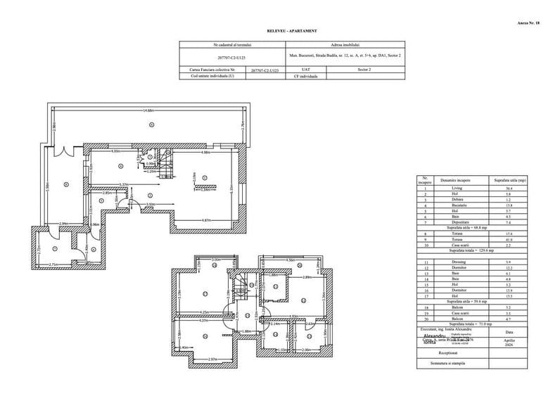 Apartament cu 4 camere în Iancului