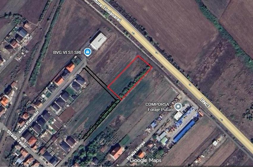 Teren Construcții intravilan de 4316 mp, în Giarmata-Vii