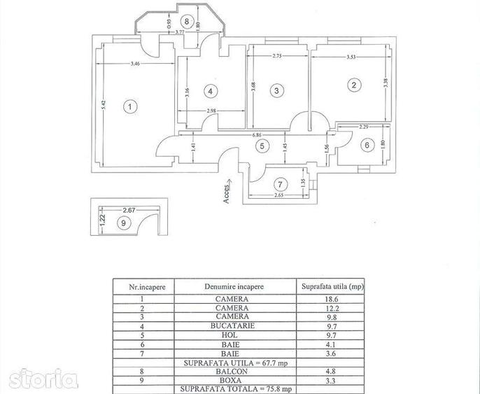 Reducere pre? 550 /luna - 3 camere - Peninsula, Cazino, Constan?a - 1