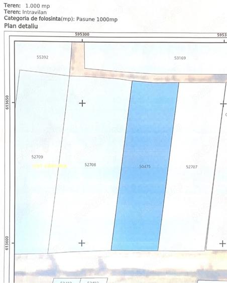 Teren de 2000 mp, în Exterior Vest