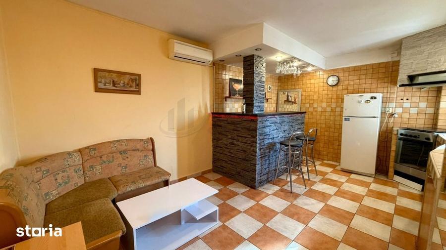 Apartament cu 2 camere semidecomandat, mobilat în Moșilor