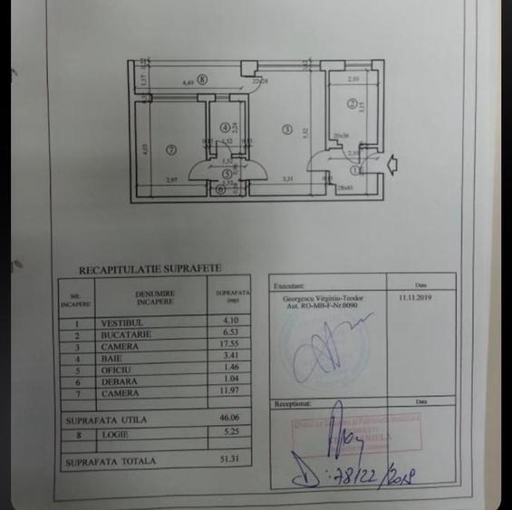 Apartament cu 2 camere semidecomandat în Iancului