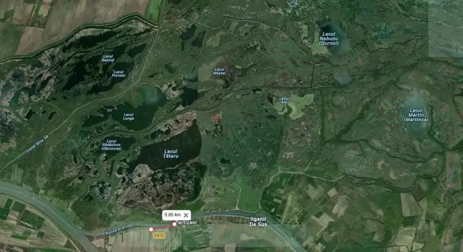 Teren de 17000 mp, în Partizani