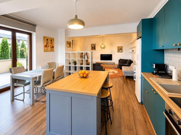Apartament cu 2 camere semidecomandat, mobilat în Europa
