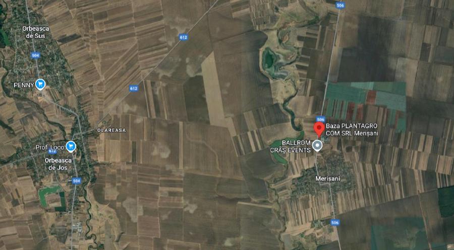 Spațiu industrial, de 39,504 mp, în Băbăița