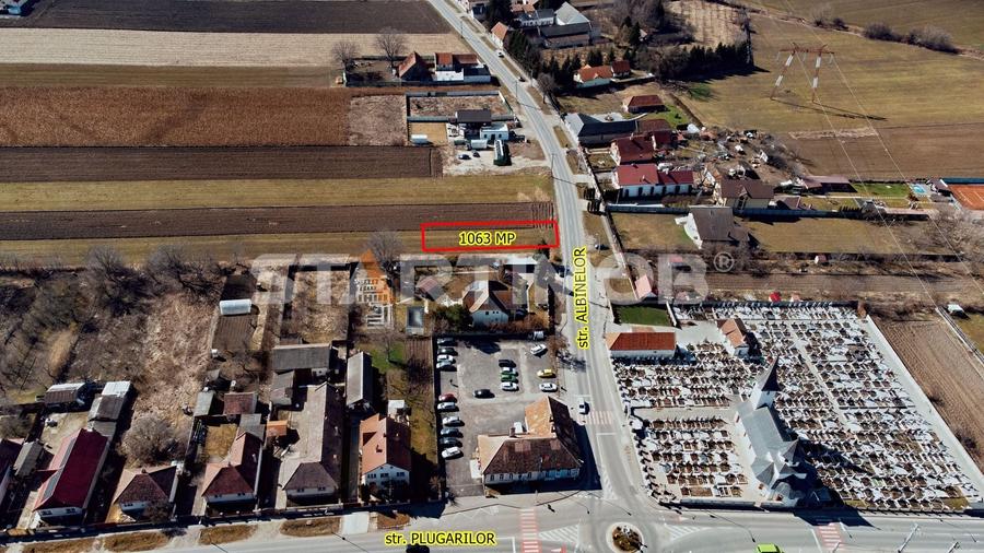 Teren Construcții intravilan de 1063 mp, în Central