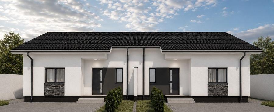 Duplex cu 3 camere cu Teren 259 Mp în Moșnița Nouă