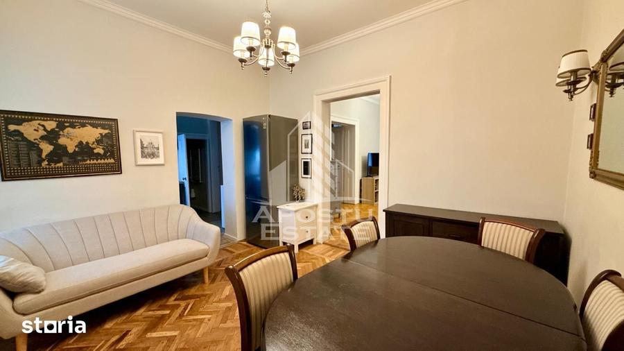 Apartament cu 3 camere, mobilat în Elisabetin