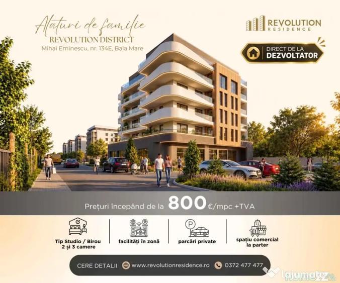 Garsonieră decomandată în Vasile Alecsandri