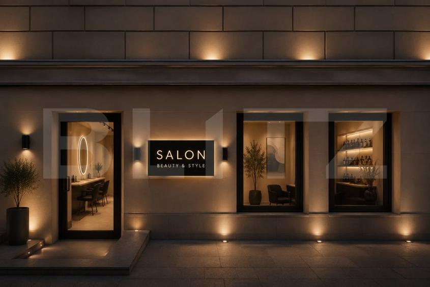 Spațiu salon, destinație servicii, 90 mp, zona Centrală - 1