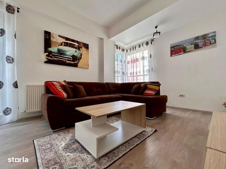 Apartament cu 2 camere decomandat, mobilat în Central