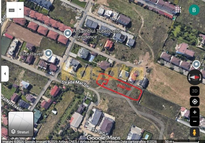 Teren Construcții intravilan de 2680 mp, în Central