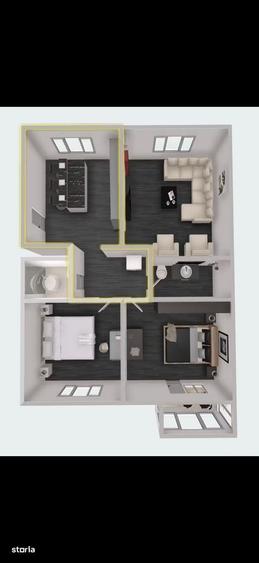 Apartament cu 3 camere în 13 Septembrie
