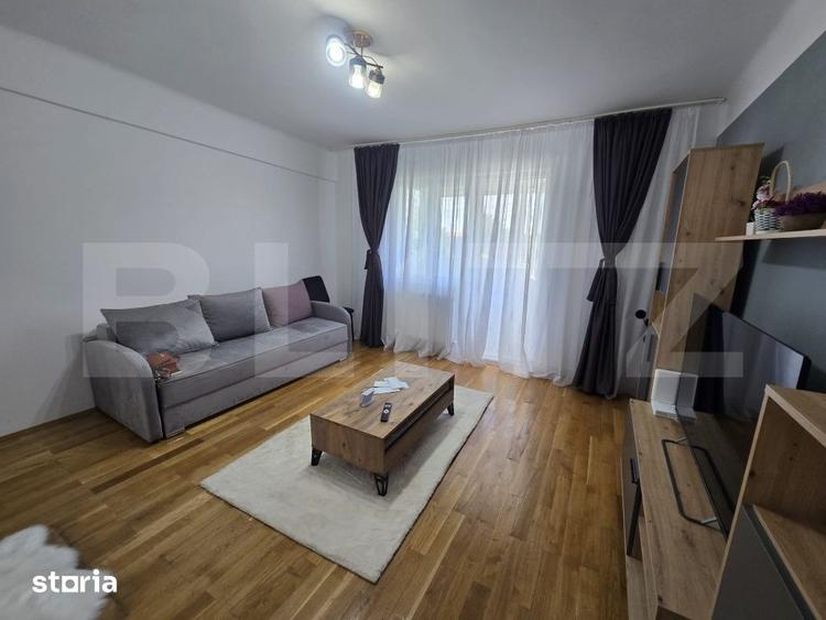 Apartament cu 2 camere decomandat, mobilat în Central
