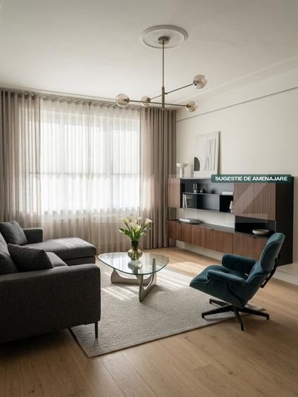 Apartament cu 2 camere semidecomandat, mobilat în Zărnești