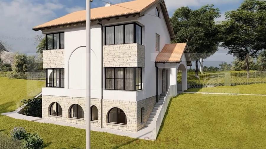 Casă individuală cu 8 camere cu Teren 3000 Mp în Almașu Mare