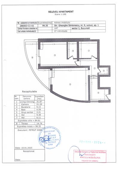 Bloc boutique  Herastrau   apartament 2 camere 96 mp utili. - 10