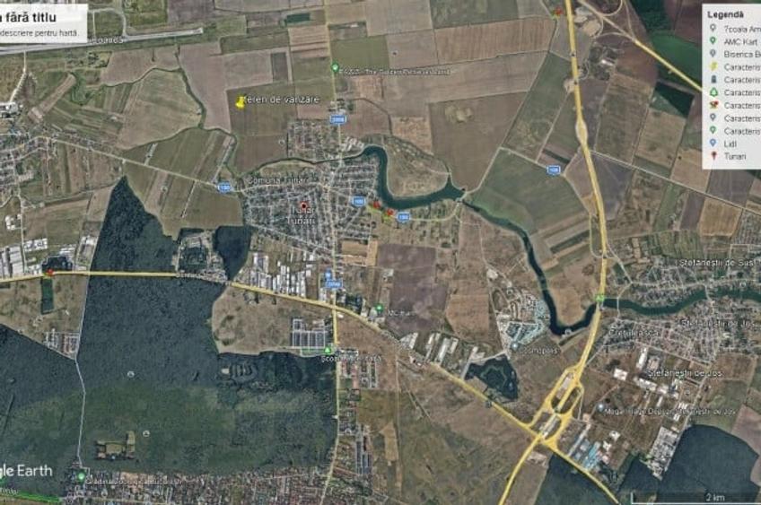 Teren agricol intravilan de 16750 mp, în Tunari