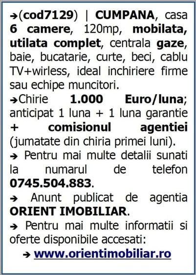 Casă cu 6 camere cu Teren 250 Mp în Cumpăna