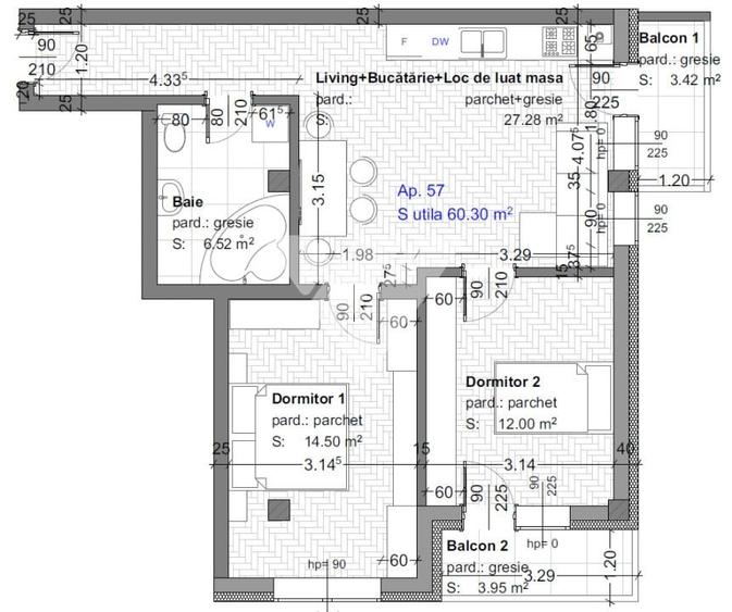 Apartament cu 3 camere decomandat în Șelimbăr — fotografia 2