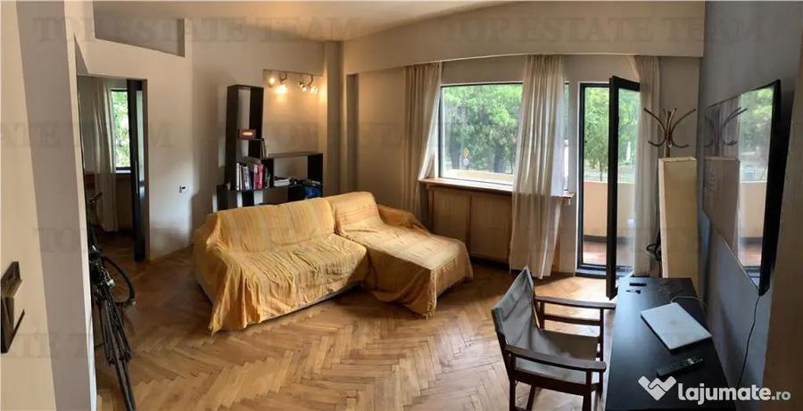 Apartament cu 2 camere semidecomandat, mobilat în Cișmigiu
