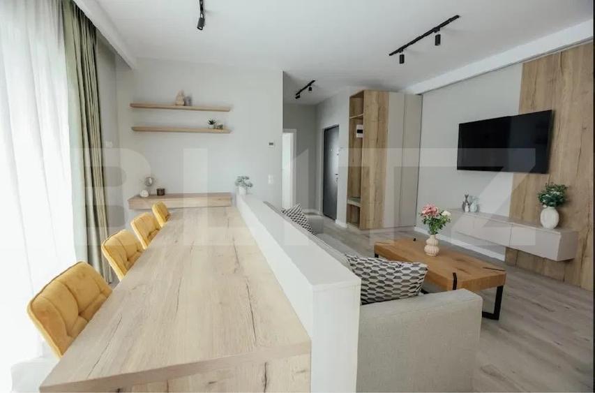 Apartament cu 2 camere semidecomandat, mobilat în Bună Ziua