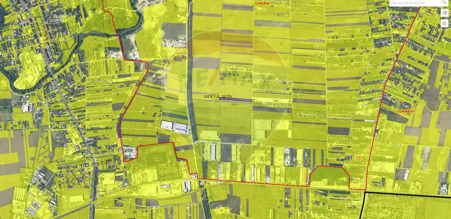 Teren agricol intravilan de 10555 mp, în Clinceni
