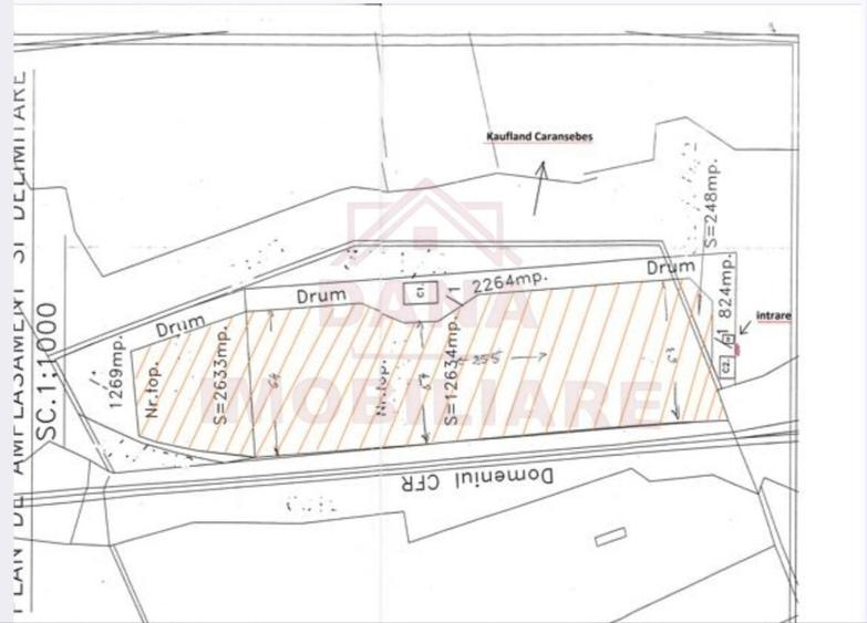 Teren Construcții intravilan de 15500 mp, în Nord