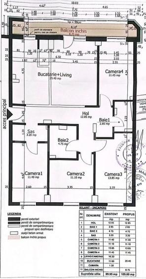 Apartament 5 camere, 100 mp, parter, pivniță 100 mp, zona Calvaria Mănăștur - 3