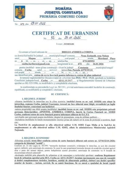 Spațiu comercial, în Corbu