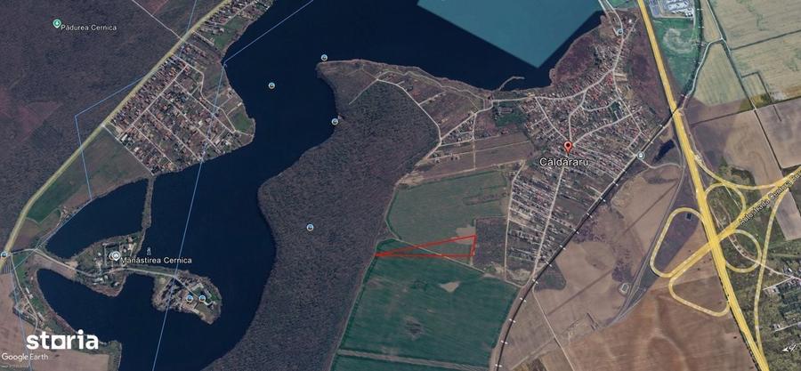 Cernica teren intravilan 24.000 mp, langa padure - 2