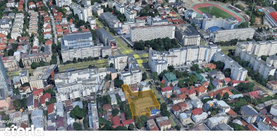 Teren de 2504 mp, în Dorobanți