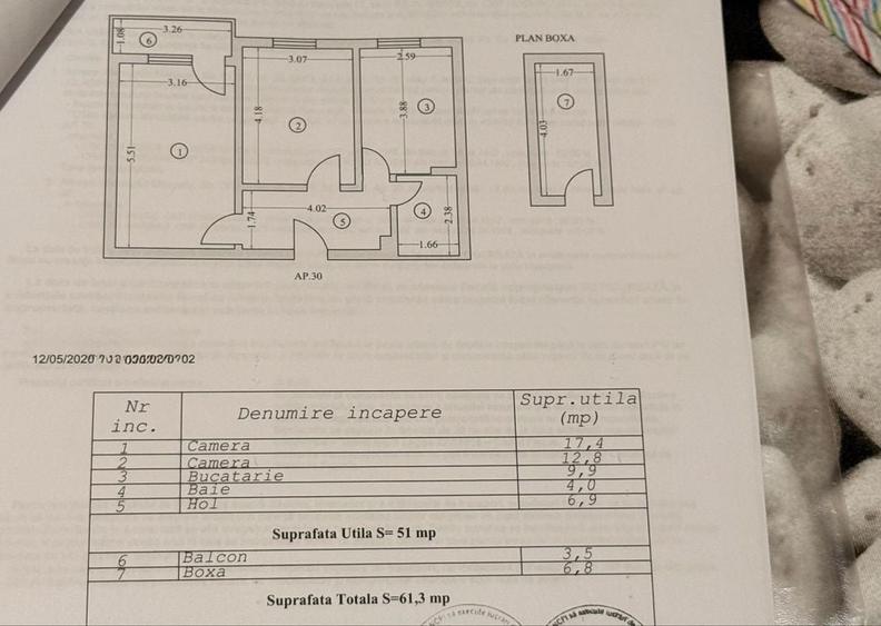 Apartament cu 2 camere decomandat în Nord