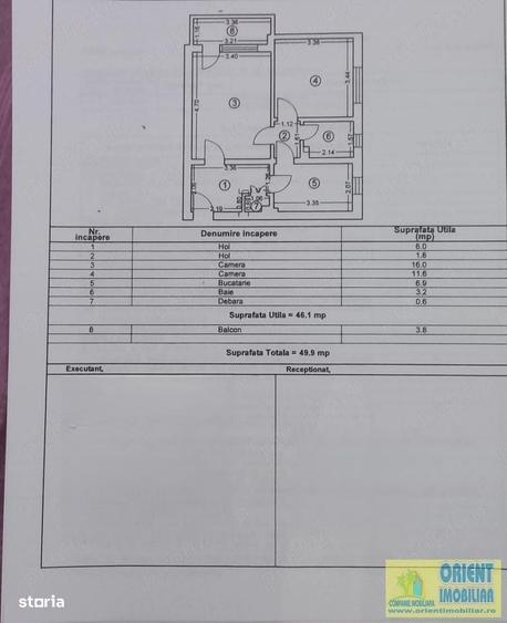 Apartament cu 2 camere decomandat în Central — fotografia 1