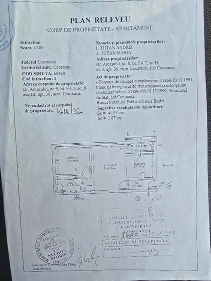 Apartament cu 2 camere semidecomandat în Poarta 6